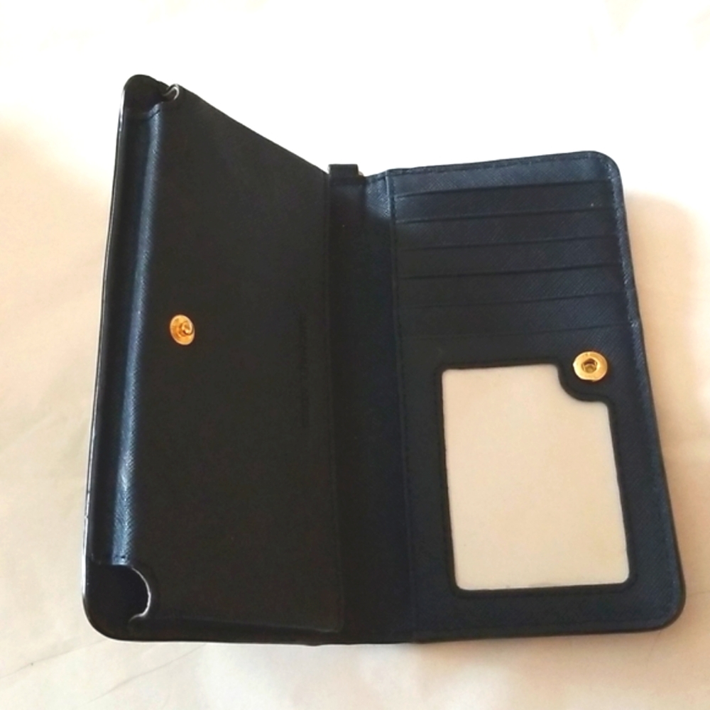 Michael Kors Navy Rectangular Wallet - Picture 5 of 7